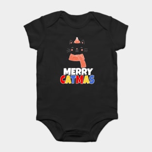 Merry Catmas Baby Bodysuit